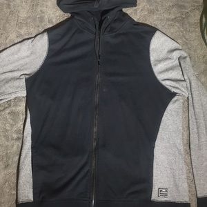 Grey and black Nike jacket